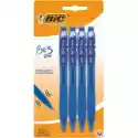 Bic Długopis Bu3 Grip 1.0 Mm Niebieski 4 Szt.