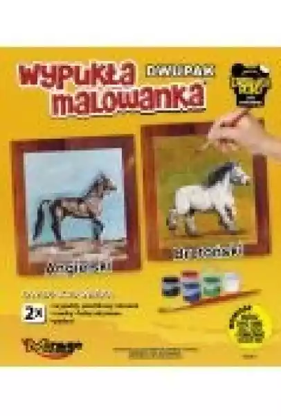 Wypukła Malowanka Dwupak Konie Angielski-Bretoński