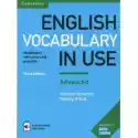  English Vocabulary In Use. Advanced. Vocabulary Reference And P