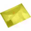 Titanum Teczka Kopertowa A5 Transparentna Żółta