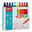 Apli Kids Apli Kids Flamastry Jumbo - 10 Kolorów 