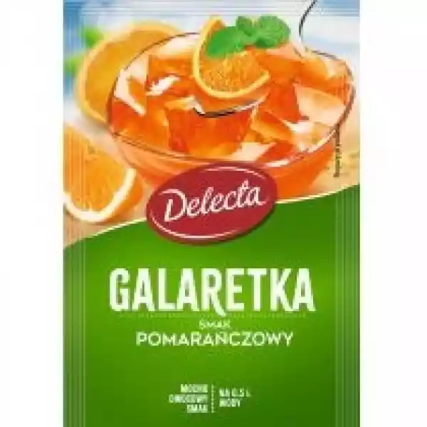 Delecta Galaretka Smak Pomarańczowy 70 G