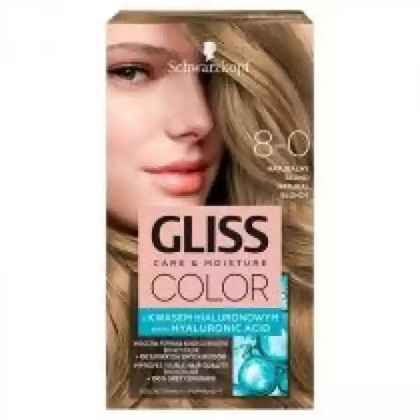 Schwarzkopf Gliss Color Krem Koloryzujący Do Włosów 8-0 Naturaln
