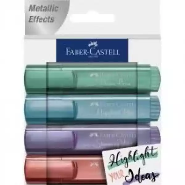 Faber-Castell Zakreślacz Metaliczny 4 Kolory