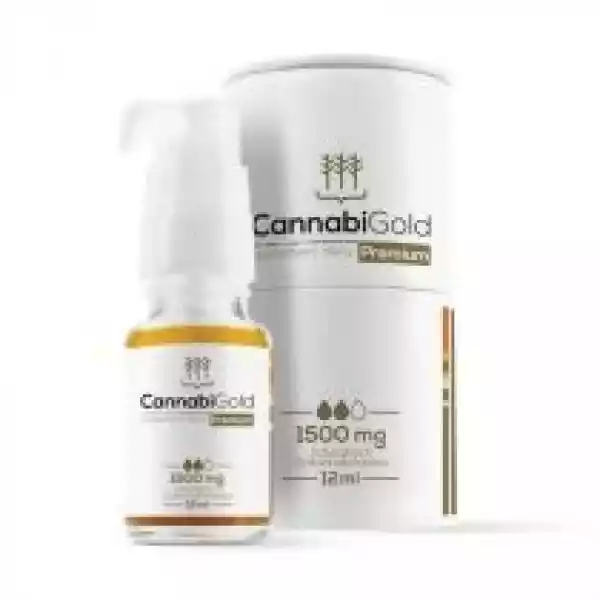 Cannabigold Premium 1500 Mg Olejek Cbd - Suplement Diety 12 Ml