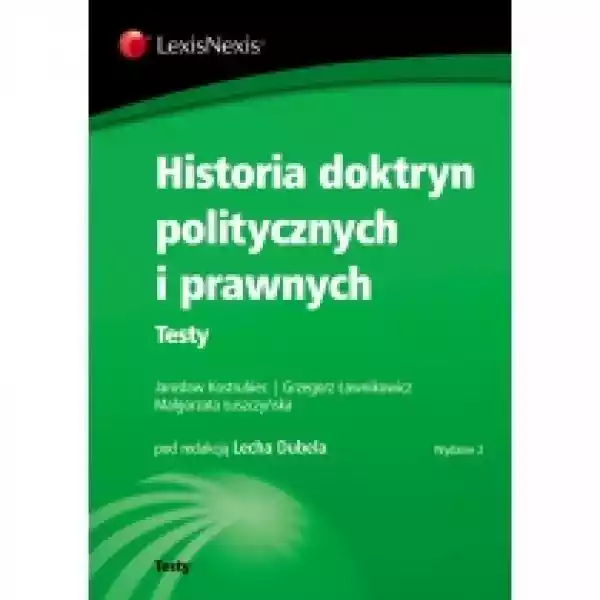  Historia Doktryn Politycznych I Prawnych. Testy 