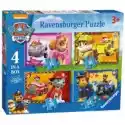 Ravensburger  Puzzle 4W1 Psi Patrol Pojazdy Ravensburger