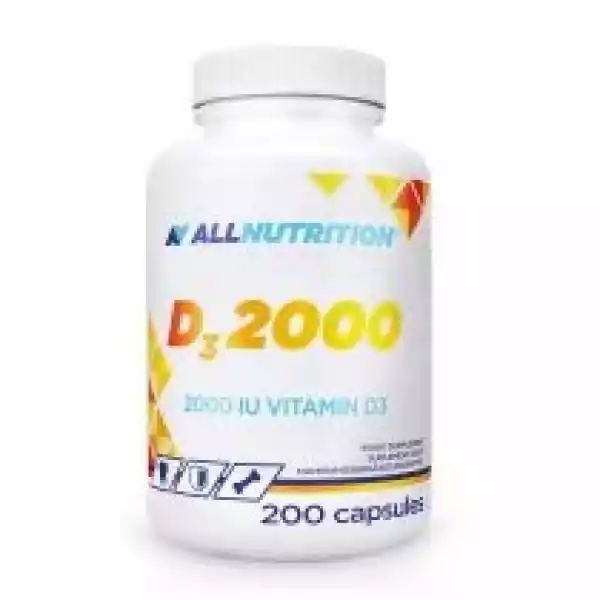 Allnutrition Witamina D3 2000 Suplement Diety 200 Kaps.