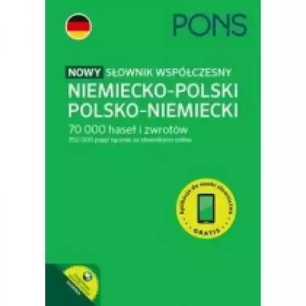  Nowy Słownik Współczesny Niem-Pol, Pol-Niem Pons 