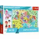 Trefl  Puzzle Edukacyjne 44 El. Mapa Ukrainy. Wersja Ukraińska Trefl