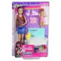 Mattel  Barbie Opiekunka Zestaw + Lalki Fhy97 Mattel