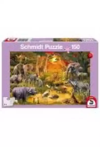 Puzzle 150 El. Zwierzęta W Afryce