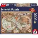 Schmidt  Puzzle 3000 El. Starożytna Mapa Świata Schmidt