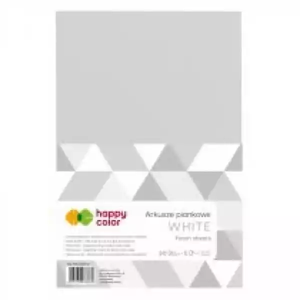 Gdd Arkusze Piankowe A4 Happy Color Białe 5 Szt.