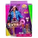  Barbie Extra Lalka Sportowa Sukienka/czarno-Różowe Włosy Hdj46 