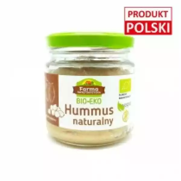 Farma Świętokrzyska Hummus Naturalny Bezglutenowy 160 G Bio