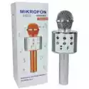 W K W&k Mikrofon Zabawkowy Jywk369-2 Srebrny 