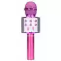 W K W&k Mikrofon Zabawkowy Jywk369-5 Różowy 