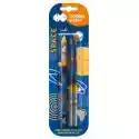 Happy Color Długopis Usuwalny + 2 Ołówki Space Niebieski
