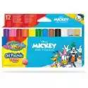 Patio Patio Pastele Olejne Colorino Kids Trójkątne Mickey 12 Kolorów