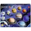 Ravensburger  Puzzle 3D 522 El. Układ Planet Ravensburger