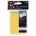 Ultra-Pro Deck Protector Sleeves. Solid Yellow 66 X 91 Mm 50 Szt