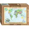 Artglob  Puzzle 2000 El. Świat Polityczny Mapa 1:35 000 000 Artglob