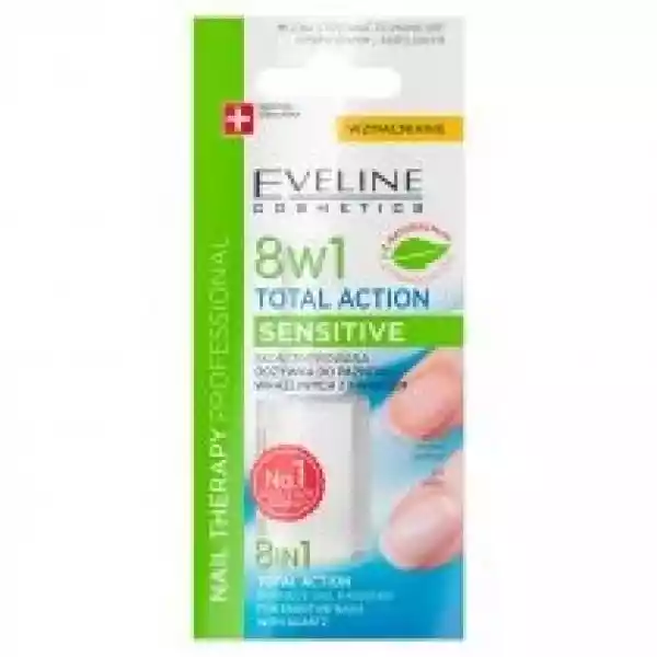 Eveline Cosmetics Nail Therapy Professional 8In1 Sensitive Total