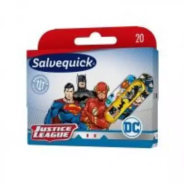 Salvequick Plastry Opatrunkowe Dla Dzieci Kids Justice League 20