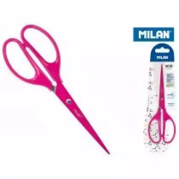 Milan Nożyczki Acid Różowe 17 Cm