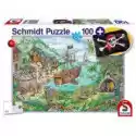 Schmidt  Puzzle 100 El. Zatoka Piratów + Flaga Schmidt