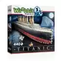  Puzzle 3D 440 El. Titanic Wrebbit Puzzles