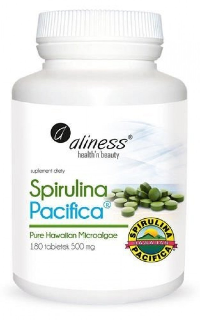 Aliness Spirulina Pacyfica 500Mg X 180 Tabletek