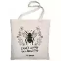 AllBag Allbag Bee.pl Bawełniana Torba Don't Worry Bee Healthy 