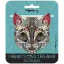 Henry  Zakładka Magnetyczna Mandala Kot 