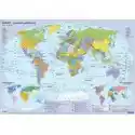  Mapa Polityczna Świata. Plansza Edukacyjna Na Ścianę I Biurko 