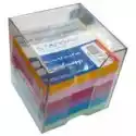 Starpak Starpak Kubik Plastikowy Z Kolorowymi Karteczkami 85X85X90 Mm