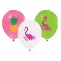 Godan Balony Flamingi I Ananasy 5 Szt.