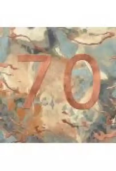 Karnet Kwadrat Z Kopertą Urodziny 70