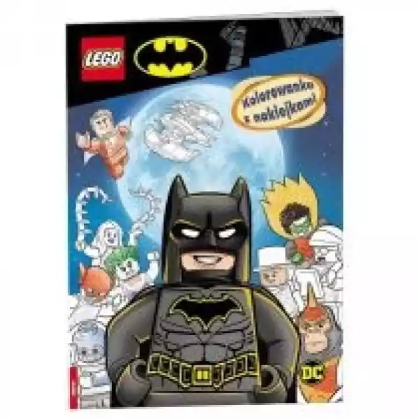  Lego Batman. Kolorowanka Z Naklejkami 