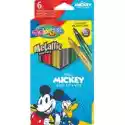 Patio Flamastry Metaliczne Colorino Kids Mickey 6 Kolorów