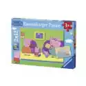 Ravensburger  Puzzle 2 X 12 El. Świnka Peppa Ravensburger