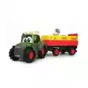 Dickie Toys  Traktor Fendt Z Przyczepą I Figurką Krowy 30Cm 