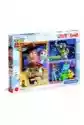 Clementoni Puzzle 3 X 48 El. Supercolor. Toy Story 4