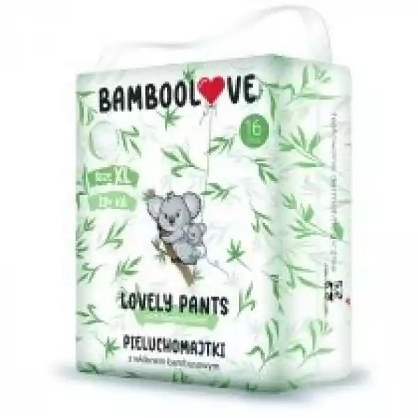 Bamboolove Pieluchomajtki Z Włóknem Bambusowym Xl Lovely Pants (