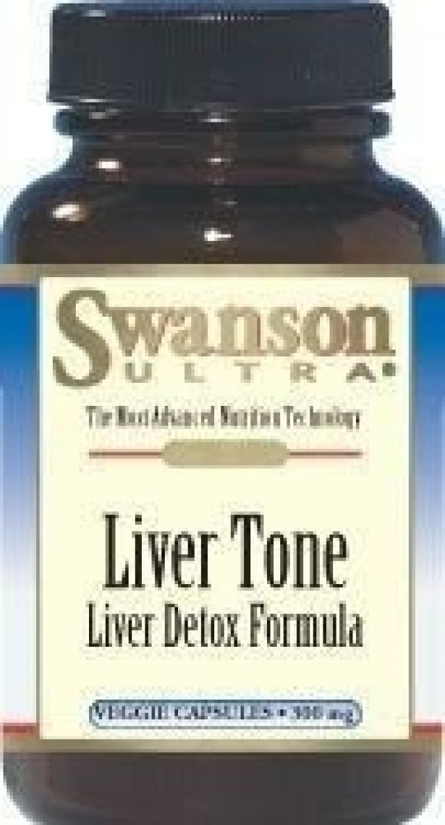 Swanson Liver Tone - Liver Detox Formula X 120 Tabletek Wegetari