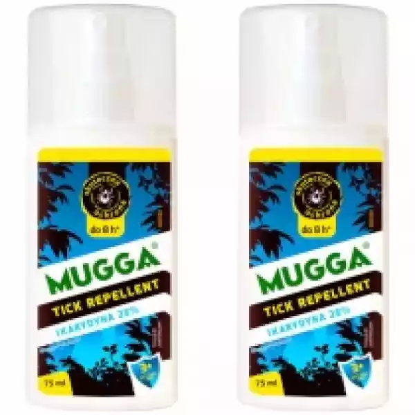 Mugga Spray Na Komary I Kleszcze Ikarydyna 25% Zestaw 2 X 75 Ml