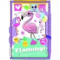  Flamingi. Kolorujemy I Naklejamy 