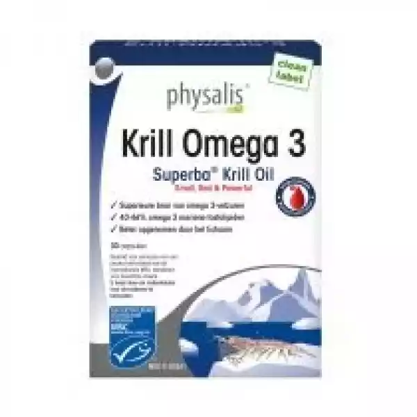 Physalis Olej Z Kryla Omega-3 Suplement Diety 30 Kaps.
