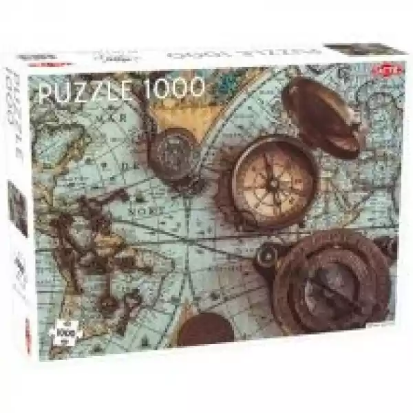  Puzzle 1000 El. Vintage Sea Map Tactic